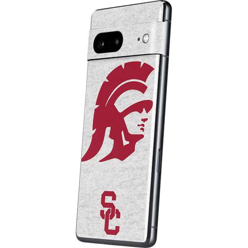 University of Southern California USC Grey Trojan Mascot Pixel Skins